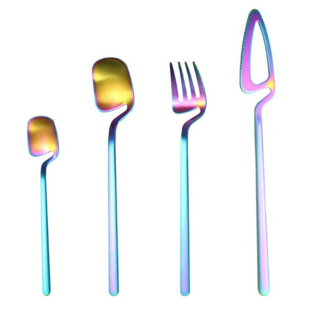 UDIYO Flatware Set 4Pcs/Set Flatware Set Multifunctional Easy to Use Stainless Steel Restaurant Party Tableware Set for Cooking
UDIYO Flatware Set 4Pcs/Set Flatware Set Multifunctional Easy to Use Stainless Steel Restaurant Party Tableware Set for Cooking