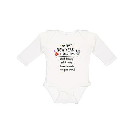 Inktastic My First New Year s Resolutions Gift Baby Boy or Baby Girl Long Sleeve Bodysuit
Inktastic My First New Year s Resolutions Gift Baby Boy or Baby Girl Long Sleeve Bodysuit