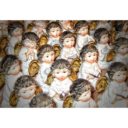 canvas print wing sculpture sing christmas little angel angel stretched canvas 10 x 14