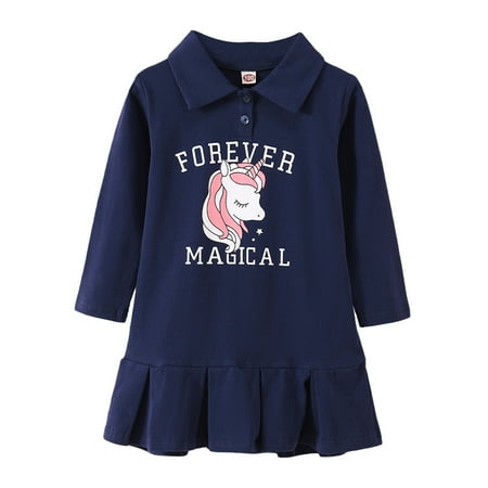 Kucnuzki 4T Toddler Girls Dress Winter Dress Long Sleeve Dress 5T Toddler Girl Long Sleeve Forever Unicorn Lapel Dress Blue
Kucnuzki 4T Toddler Girls Dress Winter Dress Long Sleeve Dress 5T Toddler Girl Long Sleeve Forever Unicorn Lapel Dress Blue