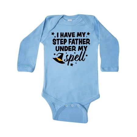 Inktastic I Have My Step Father Under My Spell with Cute Witch Hat Gift Baby Boy or Baby Girl Long Sleeve Bodysuit
Inktastic I Have My Step Father Under My Spell with Cute Witch Hat Gift Baby Boy or Baby Girl Long Sleeve Bodysuit