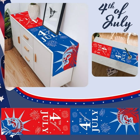 American Flag 4th July Patriotic Memorial Day Table Runner Independence Day Holiday Kitchen Table Decoration Indoor Outdoor Home
American Flag 4th July Patriotic Memorial Day Table Runner Independence Day Holiday Kitchen Table Decoration Indoor Outdoor Home