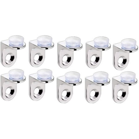 Egebert 10Pcs Mounting Brace Fixing Glass Shelf Bracket Pegs Supports with Chuck Wall Mount Glass Mounting Brackets
Egebert 10Pcs Mounting Brace Fixing Glass Shelf Bracket Pegs Supports with Chuck Wall Mount Glass Mounting Brackets