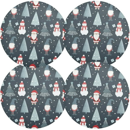 Coolnut Christmas Tree Gnomes Placemats 4Pcs Holidays PVC Weave Place Mats Table Mats Non-Slip Easy to Clean for Home Kitchen BBQ Party Table Decor 15.4×15.4in
Coolnut Christmas Tree Gnomes Placemats 4Pcs Holidays PVC Weave Place Mats Table Mats Non-Slip Easy to Clean for Home Kitchen BBQ Party Table Decor 15.4×15.4in