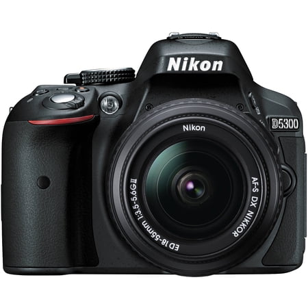 Nikon D5300 Digital SLR Camera & 18-55mm G DX II AF-S Zoom Lens (Black)