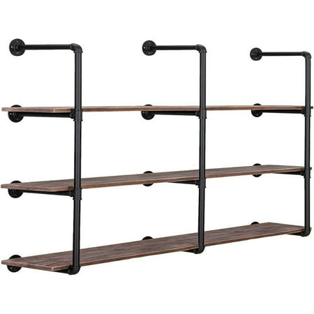 Industrial Iron Pipe Shelving Brackets Unit Farmhouse Wall Mounted Pipe Shelves For Kitchen Bathroom Diy Bookshelf Living Room Storage 3Pack Of 4 Tier
Industrial Iron Pipe Shelving Brackets Unit Farmhouse Wall Mounted Pipe Shelves For Kitchen Bathroom Diy Bookshelf Living Room Storage 3Pack Of 4 Tier