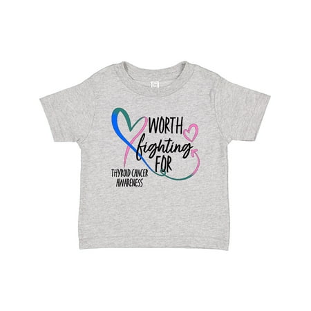 Inktastic Thyroid Cancer Awareness Pink Blue Teal Heart Ribbon Boys or Girls Baby T-Shirt
Inktastic Thyroid Cancer Awareness Pink Blue Teal Heart Ribbon Boys or Girls Baby T-Shirt