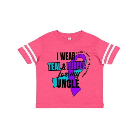 Inktastic Suicide Prevention I Wear Teal and Purple For My Uncle Gift Toddler Boy or Toddler Girl T-Shirt
Inktastic Suicide Prevention I Wear Teal and Purple For My Uncle Gift Toddler Boy or Toddler Girl T-Shirt
