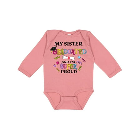 Inktastic My Sister Graduated and I m Super Proud Gift Baby Boy or Baby Girl Long Sleeve Bodysuit
Inktastic My Sister Graduated and I m Super Proud Gift Baby Boy or Baby Girl Long Sleeve Bodysuit