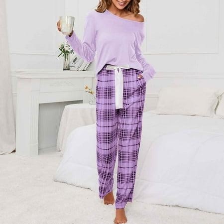Pajamas for Women KKCXFJX Women s Fashion Casual Long Sleeve Comfortable Lattice Suit Sweatshirt Tops Blouse
Pajamas for Women KKCXFJX Women s Fashion Casual Long Sleeve Comfortable Lattice Suit Sweatshirt Tops Blouse