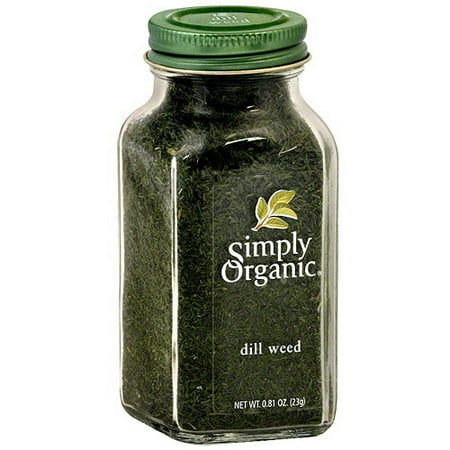 Simply Organic Dill Weed, 0.81 oz (Pack of 6)
