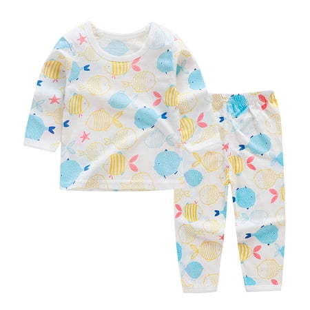 EHTMSAK Infant Baby Toddler Children Girl Cartoon Print T Shirts and Pants Set Long Sleeve Outfits Clothing Set Light blue 6M-6Y 90
EHTMSAK Infant Baby Toddler Children Girl Cartoon Print T Shirts and Pants Set Long Sleeve Outfits Clothing Set Light blue 6M-6Y 90