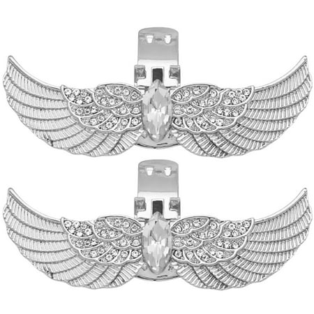 BESTONZON 2pcs Shoes Decoration Buckles Wings Shoe Buckles High Heel Decorative Accessories
BESTONZON 2pcs Shoes Decoration Buckles Wings Shoe Buckles High Heel Decorative Accessories