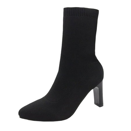 nsendm Female Shoes Adult Women Boots Wide Shoes High Pointed Solid Fashion Knitting Boots Women s Thigh Heeled Boots for Women Leather Black 9
nsendm Female Shoes Adult Women Boots Wide Shoes High Pointed Solid Fashion Knitting Boots Women s Thigh Heeled Boots for Women Leather Black 9