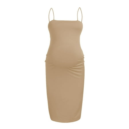Maternity dress Women Maternity Summer Sleeveless Casual Sundress Pregnancy Off Collar Dress Khaki XL
Maternity dress Women Maternity Summer Sleeveless Casual Sundress Pregnancy Off Collar Dress Khaki XL