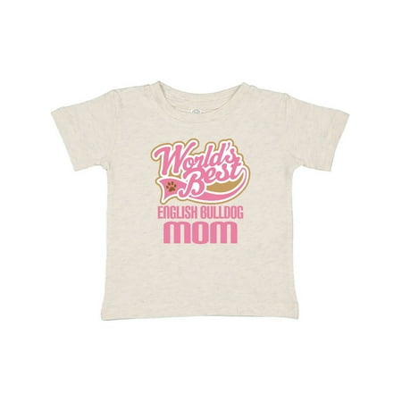 Inktastic English Bulldog Mom (Dog Breed) Gift Baby Girl T-Shirt