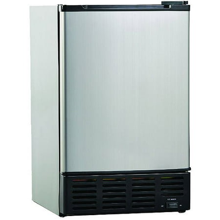 Midea 1.0 cu ft Ice Maker;and Cooler, Stainless Steel