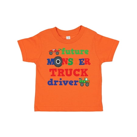 Inktastic Monster Truck Future Driver Gift Toddler Boy Girl T-Shirt