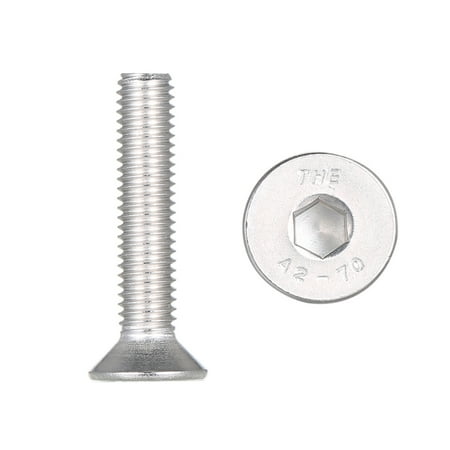 DIN7991 304 Stainless Steel Allen Bolt Socket Screws Hex Screw M-8*40