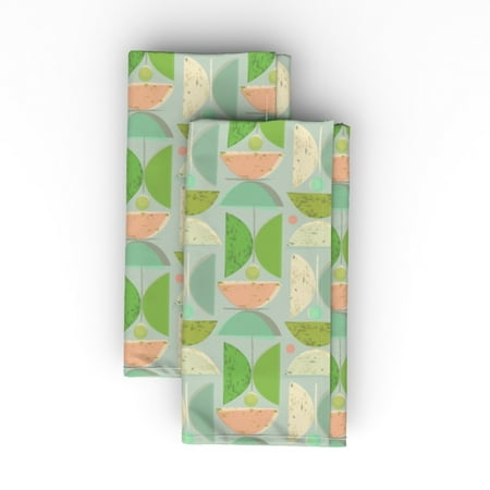 Cotton Sateen Dinner Napkins (Set of 2) - Green Mid Century Modern Vintage Geometric Pastel Retro Atomic Mod Abstract Print Cloth Dinner Napkins by Spoonflower
Cotton Sateen Dinner Napkins (Set of 2) - Green Mid Century Modern Vintage Geometric Pastel Retro Atomic Mod Abstract Print Cloth Dinner Napkins by Spoonflower