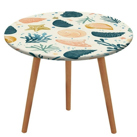 Conch Starfish Shell (43) Pattern Round Tablecloth Waterproof Elastic Table Clothes for Dining Table Cute Desk Decor Protector Cover
Conch Starfish Shell (43) Pattern Round Tablecloth Waterproof Elastic Table Clothes for Dining Table Cute Desk Decor Protector Cover