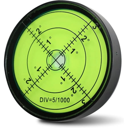 Egebert Aluminium High Precision Horizontal Bubble Cardan Level Bubble Level Tool Circle Round 2.4 Inch 60mm - 1 PCS
Egebert Aluminium High Precision Horizontal Bubble Cardan Level Bubble Level Tool Circle Round 2.4 Inch 60mm - 1 PCS