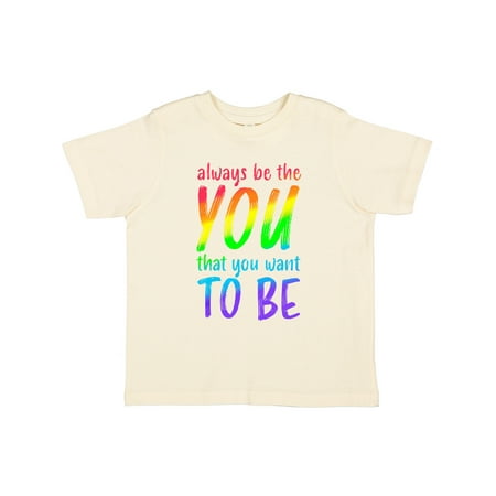 Inktastic Always Be the You That You Want to Be- rainbow colors Gift Toddler Boy or Toddler Girl T-Shirt
Inktastic Always Be the You That You Want to Be- rainbow colors Gift Toddler Boy or Toddler Girl T-Shirt