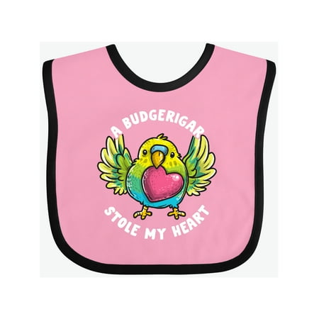 Inktastic Budgie Bird Budgerigar Gift Baby Boy or Baby Girl Bib