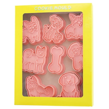 CHAOMA 8-Piece Puppy Biscuit Mould Bone Cartoon Dog Shapes 3D DIY Cookie Cutting Molds Fondant Baking Gadget Baking Accessories
CHAOMA 8-Piece Puppy Biscuit Mould Bone Cartoon Dog Shapes 3D DIY Cookie Cutting Molds Fondant Baking Gadget Baking Accessories