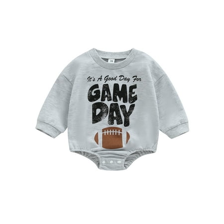 Bagilaanoe Newborn Baby Girl Boy Oversized Rompers Rugby Letter Print Long Sleeve Bodysuits 3M 6M 12M 18M Infant Casual One Piece Short Jumpsuit
Bagilaanoe Newborn Baby Girl Boy Oversized Rompers Rugby Letter Print Long Sleeve Bodysuits 3M 6M 12M 18M Infant Casual One Piece Short Jumpsuit