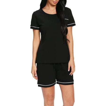 nine bull Women s Pajama Set Short Sleeve Sleepwear and Shorts Set Top and Bottom Pajama Set
nine bull Women s Pajama Set Short Sleeve Sleepwear and Shorts Set Top and Bottom Pajama Set