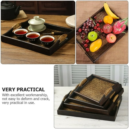 Tray Tea Servingbreakfast Platter Wooden Board Gongfuchinese Fast Wood Rattan Vintage Handlecoffee Table Fruit
Tray Tea Servingbreakfast Platter Wooden Board Gongfuchinese Fast Wood Rattan Vintage Handlecoffee Table Fruit