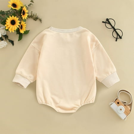Quealent Baby Bodysuit Girl Rompers For Baby Boys Unisex Baby Crewneck Sweatshirt Oversized Sweater Long Sleeve Shirts Pullover Top Fall Winter Outfit for Baby Boy Girl White 0-3 Months
Quealent Baby Bodysuit Girl Rompers For Baby Boys Unisex Baby Crewneck Sweatshirt Oversized Sweater Long Sleeve Shirts Pullover Top Fall Winter Outfit for Baby Boy Girl White 0-3 Months
