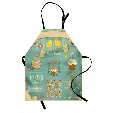 Easter Apron Easter Themed Rabbit Ornamental Eggs Cupcake and Basket Spring Season Arrangement Unisex Kitchen Bib Apron with Adjustable Neck for Cooking Baking Gardening Multicolor by Ambesonne
Easter Apron Easter Themed Rabbit Ornamental Eggs Cupcake and Basket Spring Season Arrangement Unisex Kitchen Bib Apron with Adjustable Neck for Cooking Baking Gardening Multicolor by Ambesonne