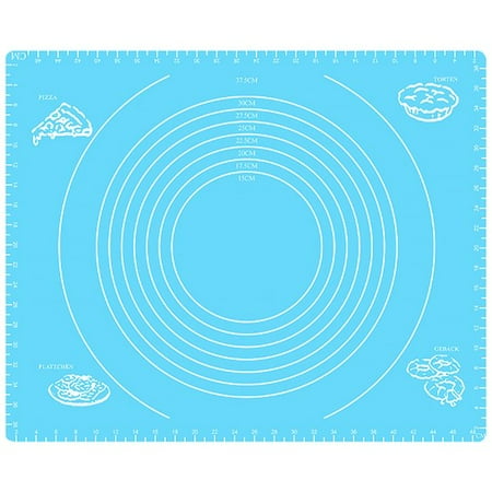 Non-slip Silicone Mat with Thicken Non-stick Pastry Pad Board Fondant Pie Placemat Blue
Non-slip Silicone Mat with Thicken Non-stick Pastry Pad Board Fondant Pie Placemat Blue