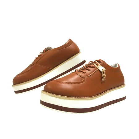 AnuirheiH Large Size Lace-up Women Shoes Solid Color All-match Inner Heightening Casual Thick Sole Shoes On Sale
AnuirheiH Large Size Lace-up Women Shoes Solid Color All-match Inner Heightening Casual Thick Sole Shoes On Sale