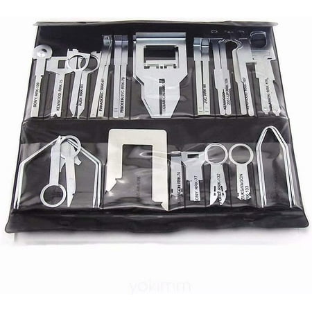 38pcs Car Audio Stereo Cd Player Radio Removal Repair Tool Kits With Sturdy Pouch Auto Door Panels Interior Disassembly Tool
38pcs Car Audio Stereo Cd Player Radio Removal Repair Tool Kits With Sturdy Pouch Auto Door Panels Interior Disassembly Tool