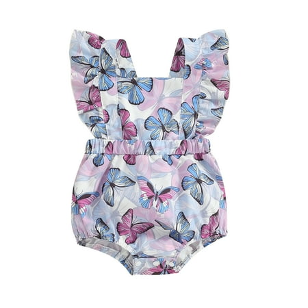 Suealasg Newborn Baby Girl Outfits Fly Sleeve Butterfly Print Romper Bodysuit Summer Beach Photoshoot Clothes
Suealasg Newborn Baby Girl Outfits Fly Sleeve Butterfly Print Romper Bodysuit Summer Beach Photoshoot Clothes