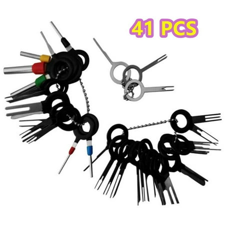 41PCS Terminal Removal Tool Extractor Pin Automotive Car Wire Plug Connector