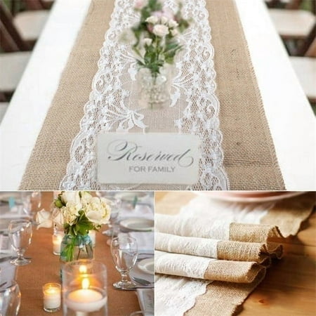 2019 New 5/12PCS 30cmx275cm Vintage Rustic Burlap Hessian Lace Table Runners Wedding Decoration
2019 New 5/12PCS 30cmx275cm Vintage Rustic Burlap Hessian Lace Table Runners Wedding Decoration