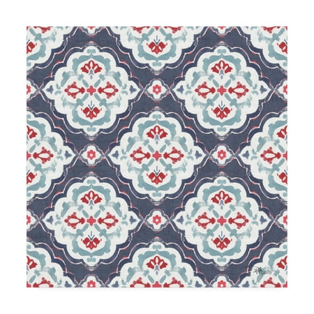 Trademark Fine Art 'Bazaar Patchwork Pattern IIB' Canvas Art by Pela Studio