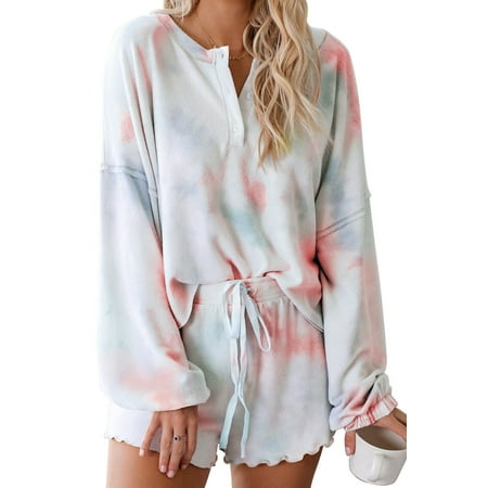 Puloru Women Female Ladies Home Wear Soft Long Sleeve Top Shorts Leopard Print Pajamas Set Sleepwear Nightwear 2PCS Outfit
Puloru Women Female Ladies Home Wear Soft Long Sleeve Top Shorts Leopard Print Pajamas Set Sleepwear Nightwear 2PCS Outfit