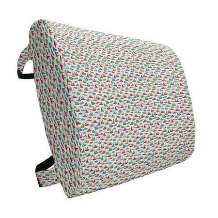 Nautical Lumbar Pillow Bunch of Colorful Vessel Speedboat Fishing Trawler Motorboat Water Vehicle Concept Soft Back Cushion Office Chairs with Adjustable Straps 14 x 13 Multicolor by Ambesonne
Nautical Lumbar Pillow Bunch of Colorful Vessel Speedboat Fishing Trawler Motorboat Water Vehicle Concept Soft Back Cushion Office Chairs with Adjustable Straps 14 x 13 Multicolor by Ambesonne