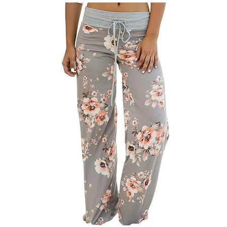 Floleo Women s Pants Clearance Fall Winter Women s Comfy Casual Pajama Floral Print Drawstring Lounge Wide Leg Pants
Floleo Women s Pants Clearance Fall Winter Women s Comfy Casual Pajama Floral Print Drawstring Lounge Wide Leg Pants