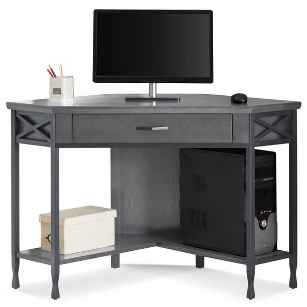 Corner Computer and Writing Desk