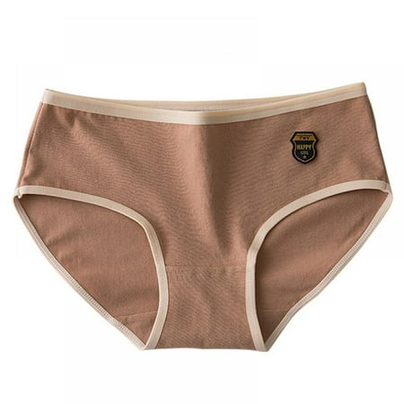 Women Cotton Briefs Covered Mid Waist Seamless Panties Patchwork Breathable Underpants
Women Cotton Briefs Covered Mid Waist Seamless Panties Patchwork Breathable Underpants