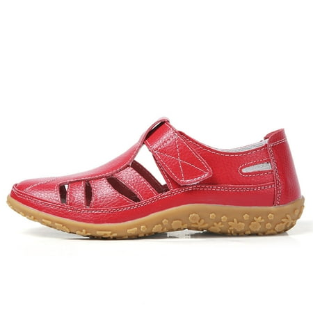 Engtoy Sandals for Women Summer Soft Leather Closed Toe Nostalgia Vintage Anti-Slip Beach Outdoor Travel Shoes
Engtoy Sandals for Women Summer Soft Leather Closed Toe Nostalgia Vintage Anti-Slip Beach Outdoor Travel Shoes