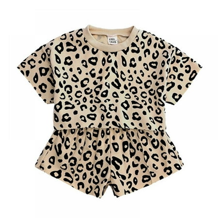 GYRATEDREAM Toddler Girl s 2 Piece Outfit Leopard Print Short Sleeve Tank Top and Shorts Set 9M-7T
GYRATEDREAM Toddler Girl s 2 Piece Outfit Leopard Print Short Sleeve Tank Top and Shorts Set 9M-7T