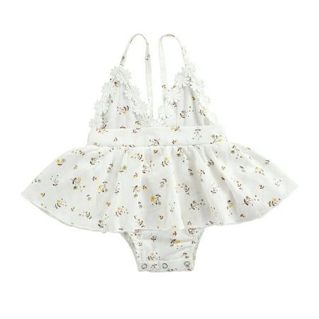 Newborn Baby Girls Summer Romper Dress Floral Print Spaghetti Strap V-Neck Backless Jumpsuit Skirt
Newborn Baby Girls Summer Romper Dress Floral Print Spaghetti Strap V-Neck Backless Jumpsuit Skirt