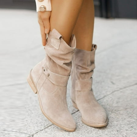 ELFINDEA Household supplies Women s Winter Warm Suede Women s Boots Retro Zipper Buckle Outdoor Thick Low Heel Pointed Shoes
ELFINDEA Household supplies Women s Winter Warm Suede Women s Boots Retro Zipper Buckle Outdoor Thick Low Heel Pointed Shoes